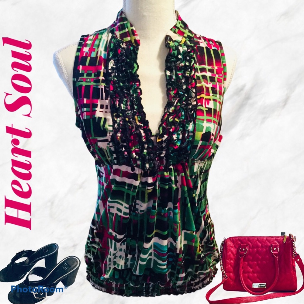 Heart ❤️ Soul Ruffled Tank Top